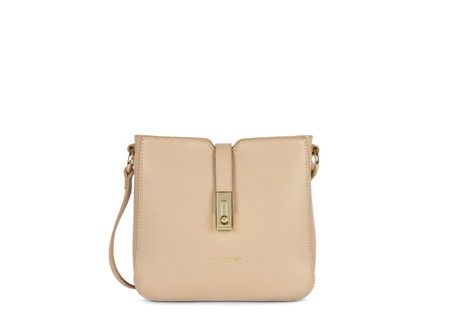 Lancaster 547-47 - CUIR DE VACHETTE - BEIG Foulonné Milano - Sac Trotteur Sacs à mains