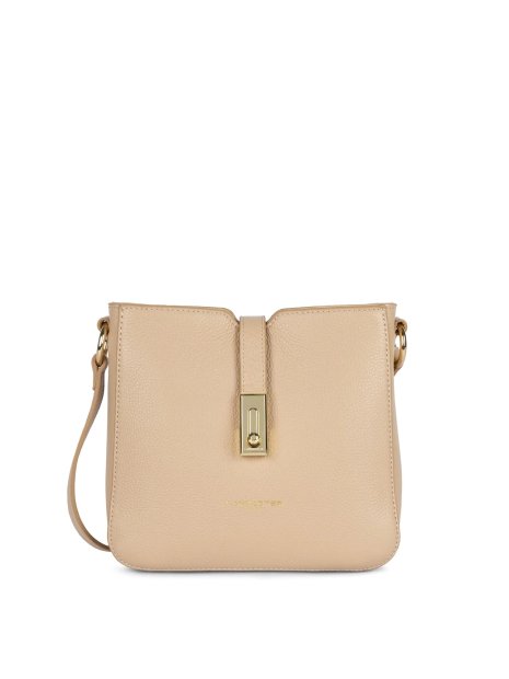 Lancaster 547-47 - CUIR DE VACHETTE - BEIG Foulonné Milano - Sac Trotteur sacs-a-mains