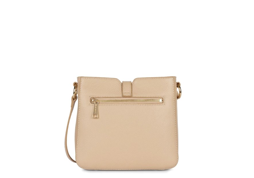 Lancaster 547-47 - CUIR DE VACHETTE - BEIG Foulonné Milano - Sac Trotteur Sacs à mains