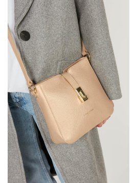 Lancaster 547-47 - CUIR DE VACHETTE - BEIG Foulonné Milano - Sac Trotteur Sacs à mains