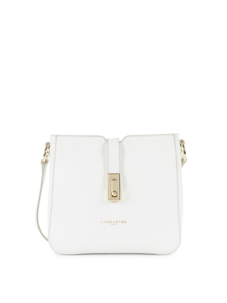 Lancaster 547-47 - CUIR DE VACHETTE - BLAN Foulonné Milano - Sac Trotteur sacs-a-mains