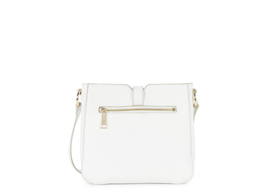 Lancaster 547-47 - CUIR DE VACHETTE - BLAN Foulonné Milano - Sac Trotteur Sacs à mains