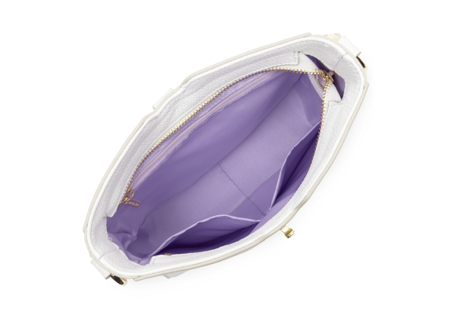 Lancaster 547-47 - CUIR DE VACHETTE - BLAN Foulonné Milano - Sac Trotteur Sacs à mains