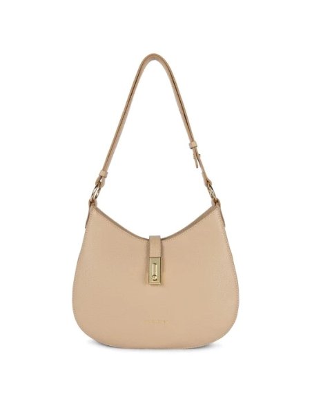 Lancaster 547-48 - CUIR DE VACHETTE - BEIG Foulonné Milano - Sac Besace shopping