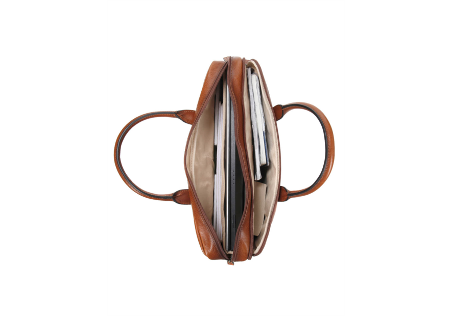 Gerard Henon 2281 - CUIR DE VACH.COLLET - MAR porte documents 15" vérone Sac business