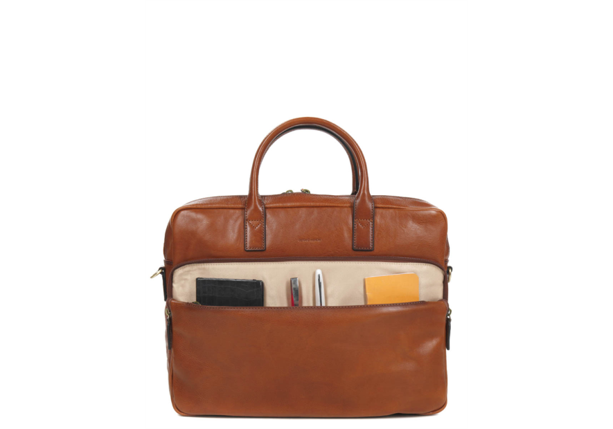 Gerard Henon 2281 - CUIR DE VACH.COLLET - MAR porte documents 15" vérone Sac business