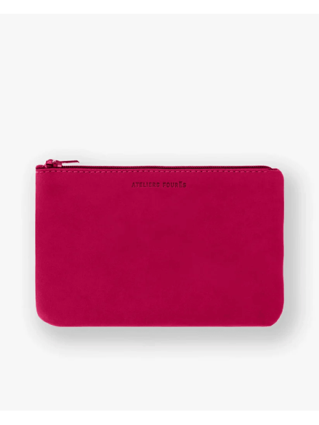 Les Ateliers Foures B40 - CUIR DE VACHETTE - HIBICUS les ateliers foures-baroudeuse-porte-papiers-m porte-cartes