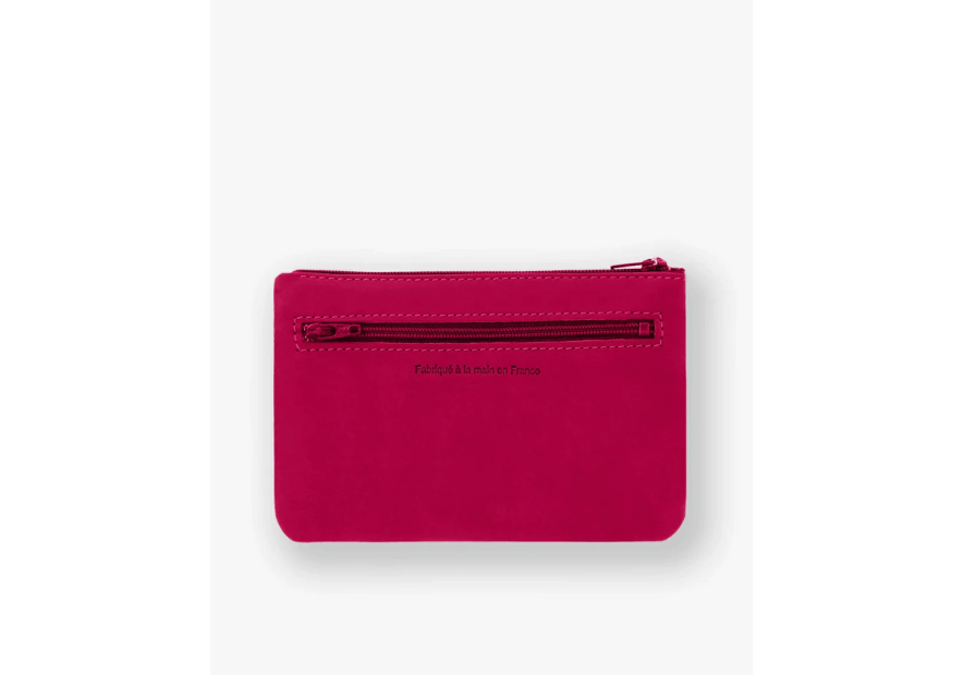 Les Ateliers Foures B40 - CUIR DE VACHETTE - HIBICUS les ateliers foures-baroudeuse-porte-papiers-m porte cartes