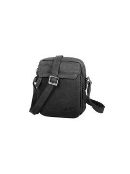 Gerard Henon 7102 - CUIR DE VACHETTE - NOIR sac homme s gérard henon vintage sacoche homme