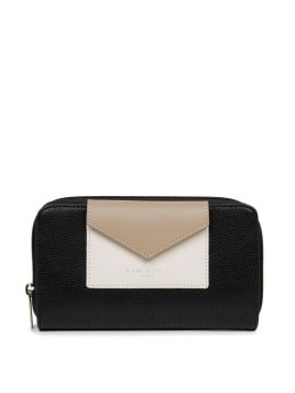 Lancaster 117-01 - TEP ET CUIR - NOIR/E/N Maya - Portefeuille pmpb femme