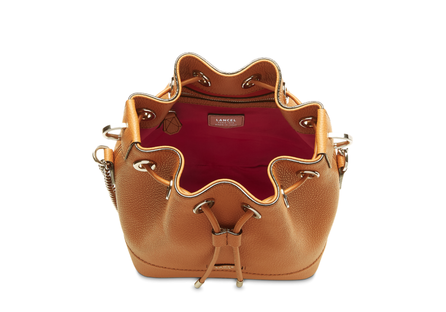 Lancel A10922 - CUIR DE VACHETTE - CAME Ninon de Lancel S - Sac seau Sacs à mains