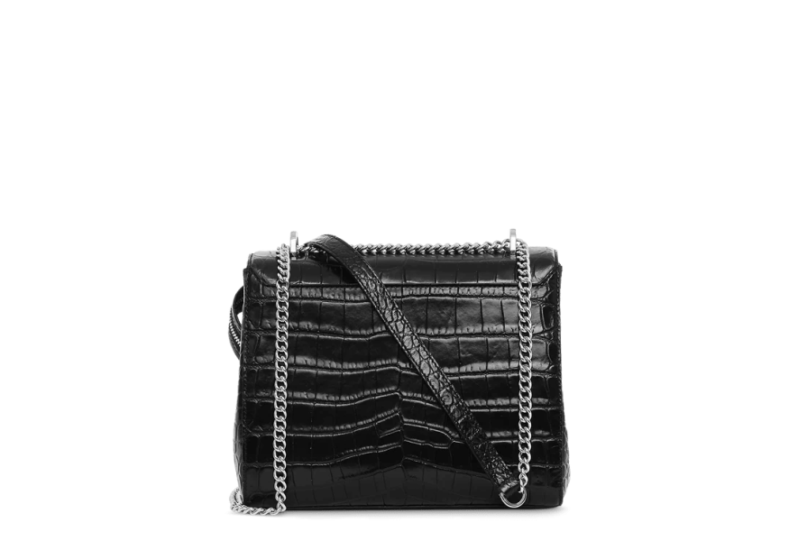 Lancel A10930 - VACHETTE CROCO - NOIR lancel-ninon-sac à rabat m Sacs à mains