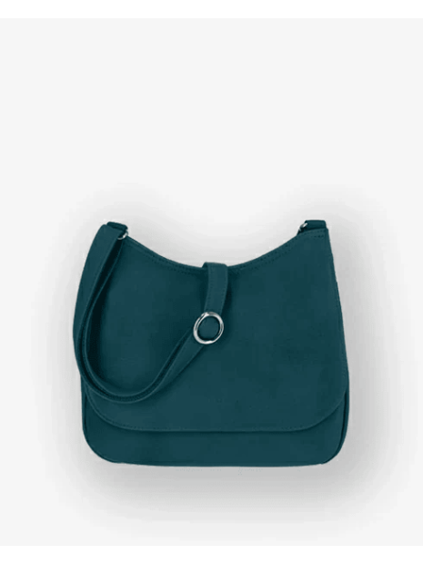 Les Ateliers Foures B300 - CUIR DE VACHETTE - PAON fourès gibecière baroudeuse m sacs-a-mains