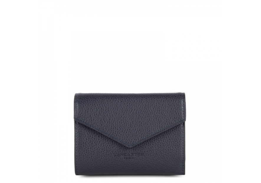 Lancaster 170-29 - VACH.FOULONNÉ - BLEU FO Foulonné - Portefeuille dos à dos pmpb