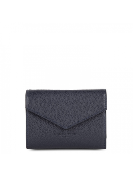 Lancaster 170-29 - VACH.FOULONNÉ - BLEU FO Foulonné - Portefeuille dos à dos pmpb