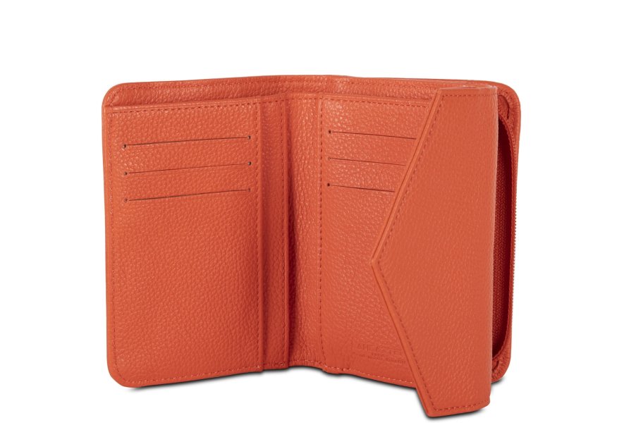 Lancaster 170-29 - VACH.FOULONNÉ - ORANGE Foulonné - Portefeuille dos à dos pmpb