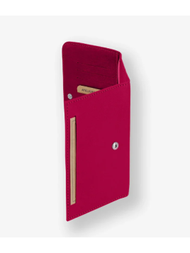 Les Ateliers Foures B46 - CUIR DE VACHETTE - HIBISCU fourès-baroudeuse-porte papiers porte cartes