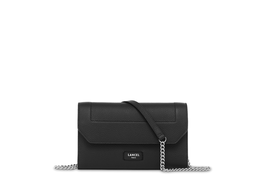 Lancel A11122 - CUIR DE VACHETTE - NOIR pochette lancel ninon Sacs à mains
