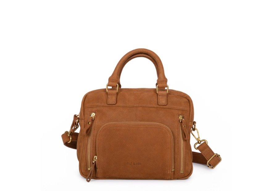 Nat & Nin MINI MACY - CUIR DE VACHETTE - É mini macy porté travers Sacs à mains