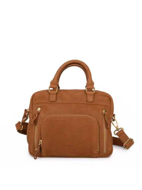 Nat & Nin MINI MACY - CUIR DE VACHETTE - É mini macy porté travers sacs-a-mains