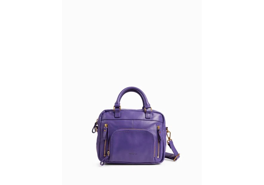 Nat & Nin MINI MACY - CUIR DE VACHETTE - L mini macy porté travers Sacs à mains