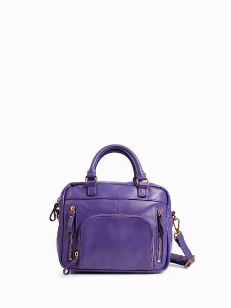 Nat & Nin MINI MACY - CUIR DE VACHETTE - L mini macy porté travers Sacs à mains