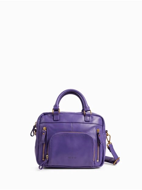 Nat & Nin MINI MACY - CUIR DE VACHETTE - L mini macy porté travers sacs-a-mains