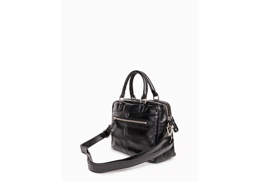 Nat & Nin MINI MACY - CUIR DE VACHETTE - N mini macy porté travers Sacs à mains