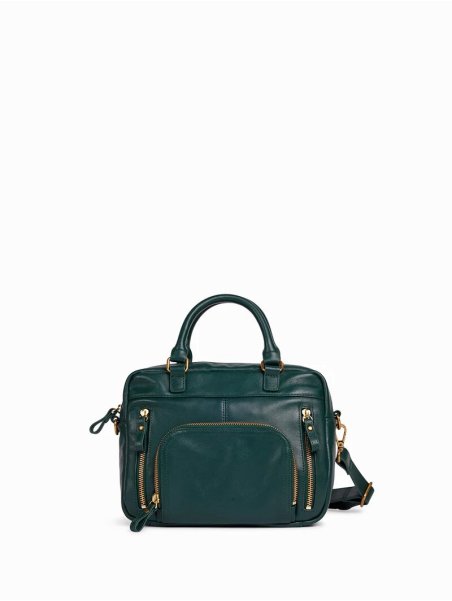 Nat & Nin MINI MACY - CUIR DE VACHETTE - V mini macy porté travers Sacs à mains