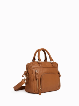 Nat & Nin MINI MACY - CUIR DE VACHETTE - E mini macy porté travers Sacs à mains