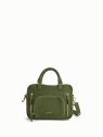Nat & Nin MINI MACY - CUIR DE VACHETTE - V mini macy porté travers sacs-a-mains