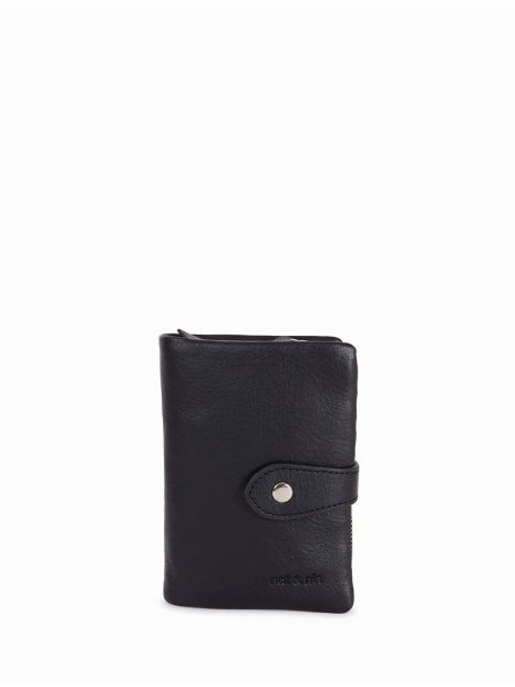 Nat & Nin JOYCE - CUIR DE VACHETTE - NOIR portefeuille porte monnaie amovible joyce nat&nin porfefeuille