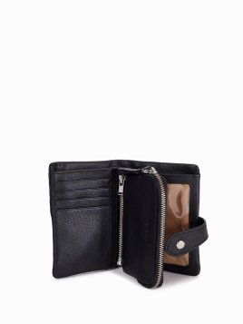 Nat & Nin JOYCE - CUIR DE VACHETTE - NOIR portefeuille porte monnaie amovible joyce nat&nin porfefeuille