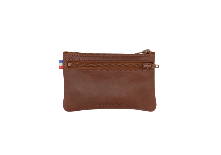 Frandi 928/5 porte monnaie plat zip + 2 zips extérieurs Porte-monnaie Femme