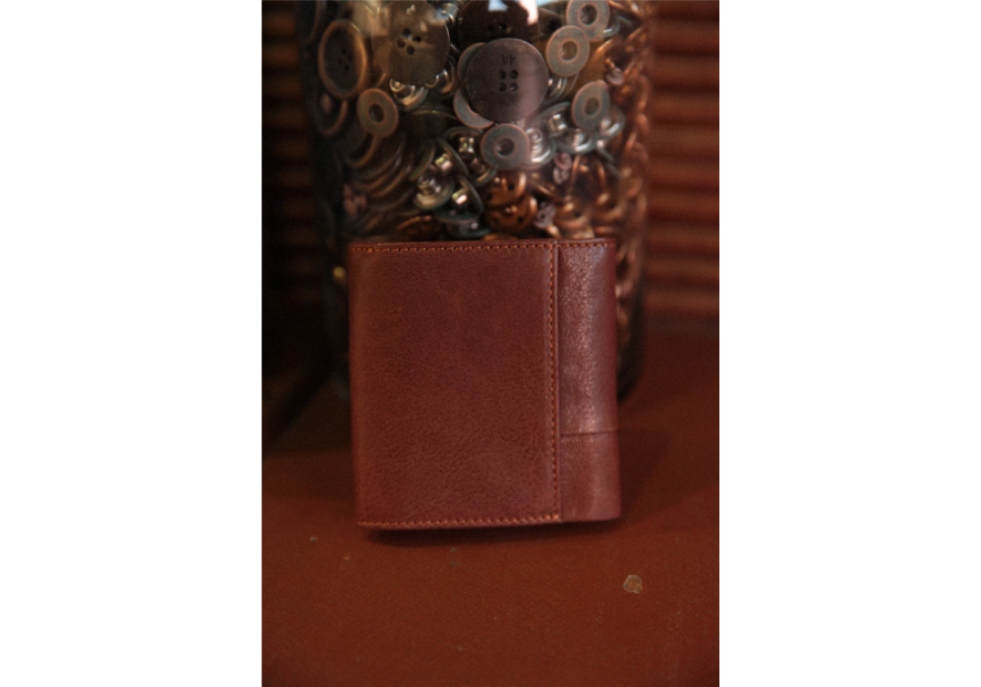 Serge Blanco ANC21064 - CUIR DE BOVIN - COGNA Porte-monnaie/ Porte-billets Anchorage pmpb