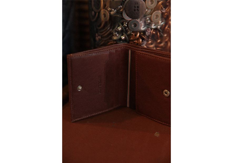 Serge Blanco ANC21064 - CUIR DE BOVIN - COGNA Porte-monnaie/ Porte-billets Anchorage pmpb