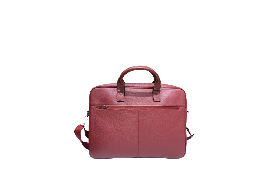 Katana 69356 - CUIR DE VACHETTE - ROUGE katana jo grainée porte documents 17" Sac business