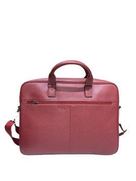 Katana 69356 - CUIR DE VACHETTE - ROUGE katana jo grainée porte documents 17" Sac business