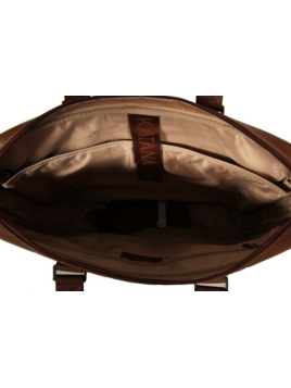 Katana 69356 - CUIR DE VACHETTE - MARRO katana jo grainée porte documents 17" Sac business