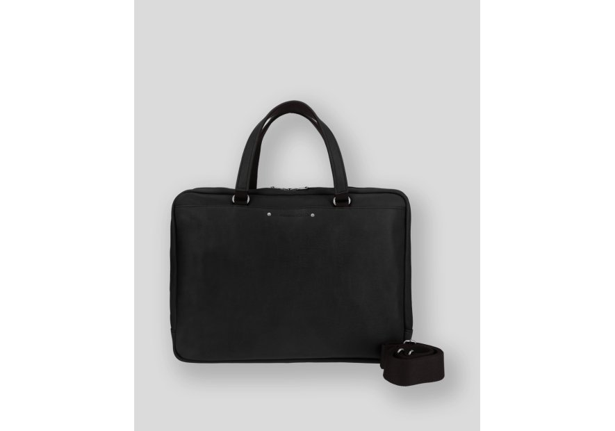 Les Ateliers Foures 9515 - CUIR DE VACHETTE - NOIR porte-documents Sac business