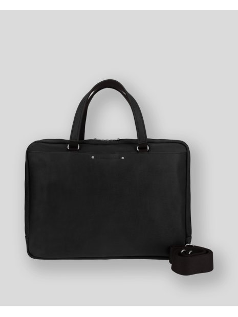Les Ateliers Foures 9515 - CUIR DE VACHETTE - NOIR porte-documents sac-business