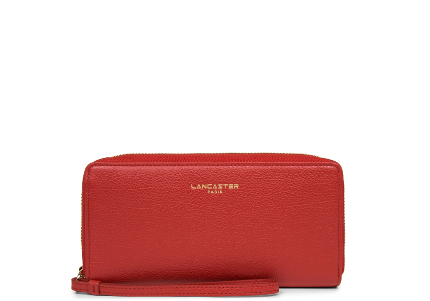 Lancaster 129-18 - VACH.FOULONNÉ - ROUGE Dune - Portefeuille pmpb femme