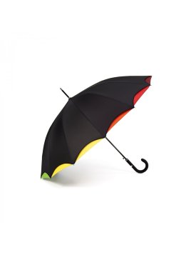 Maison Pierre Vaux VX-970 parapluie canne doublé multicolore vaux auto canne mixte