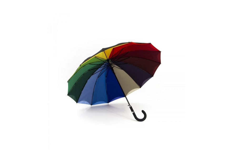 Maison Pierre Vaux VX-970 parapluie canne doublé multicolore vaux auto canne mixte