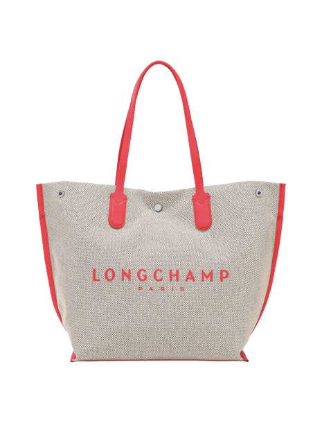 Longchamp 10090/HSG - TOILE ET CUIR. - FRA essential toile cabas l sac-a-main-shopping-toile-ou-cuir
