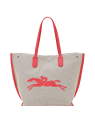Longchamp 10090/HSG - TOILE ET CUIR. - FRA essential toile cabas l sac-a-main-shopping-toile-ou-cuir