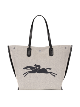 Longchamp 10090/HSG - TOILE ET CUIR. - ECR essential toile cabas l shopping