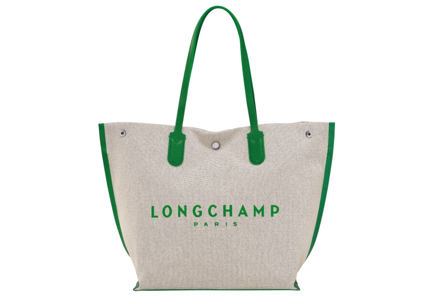 Longchamp 10090/HSG - TOILE ET CUIR. - VER essential toile cabas l shopping