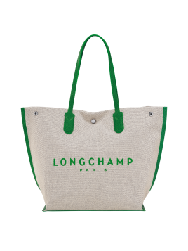Longchamp 10090/HSG - TOILE ET CUIR. - VER essential toile cabas l shopping