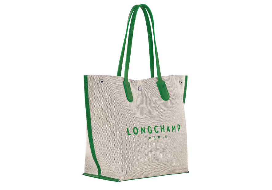 Longchamp 10090/HSG - TOILE ET CUIR. - VER essential toile cabas l shopping